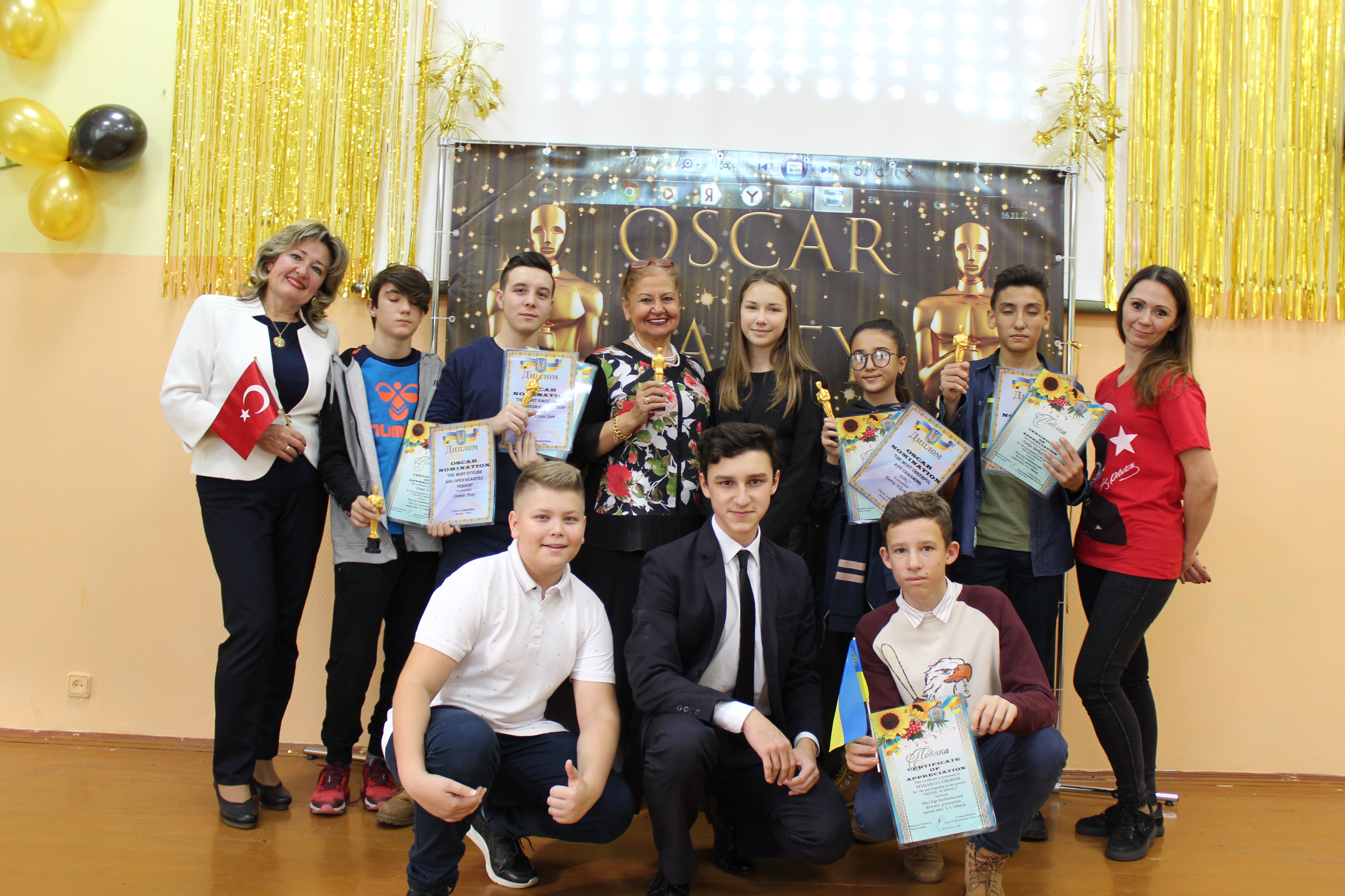 Броварська гімназія вітає гостей з м.Ізмір