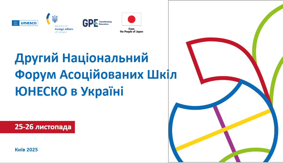 Другий Національний Форум Мережі Асоційованих шкіл ЮНЕСКО.